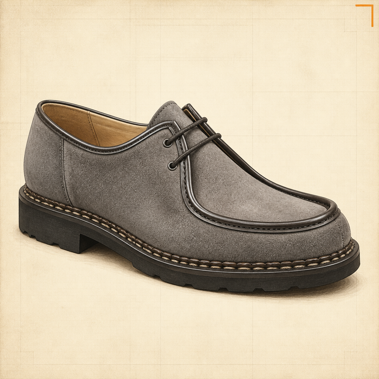 Paraboot MICHAEL COMBINATION ARKnets別注の参考イラスト