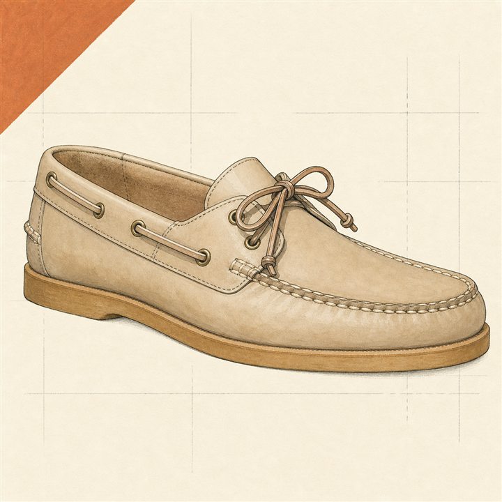 Paraboot BARTH CHROMEXCEL BEAMS F別注の参考イラスト