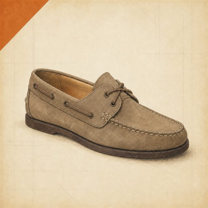 Paraboot BARTH SUEDE BEAMS F別注の参考イラスト
