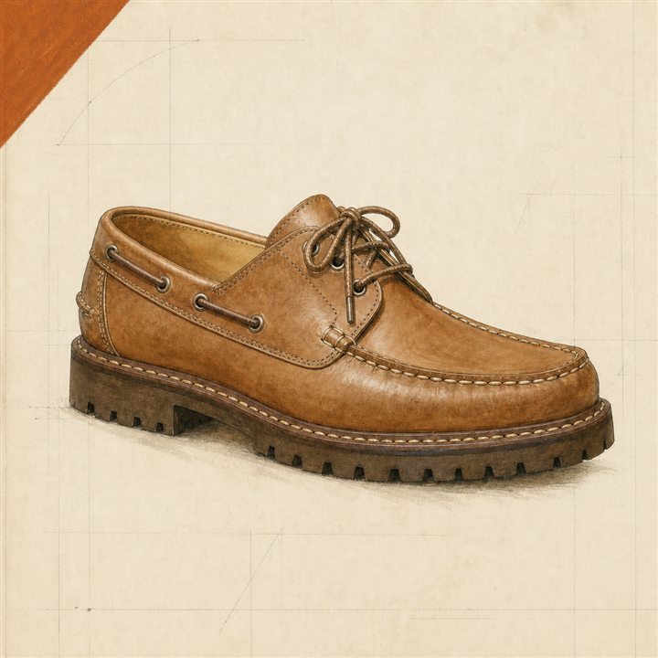 Paraboot MALO BEAMS F別注の参考イラスト