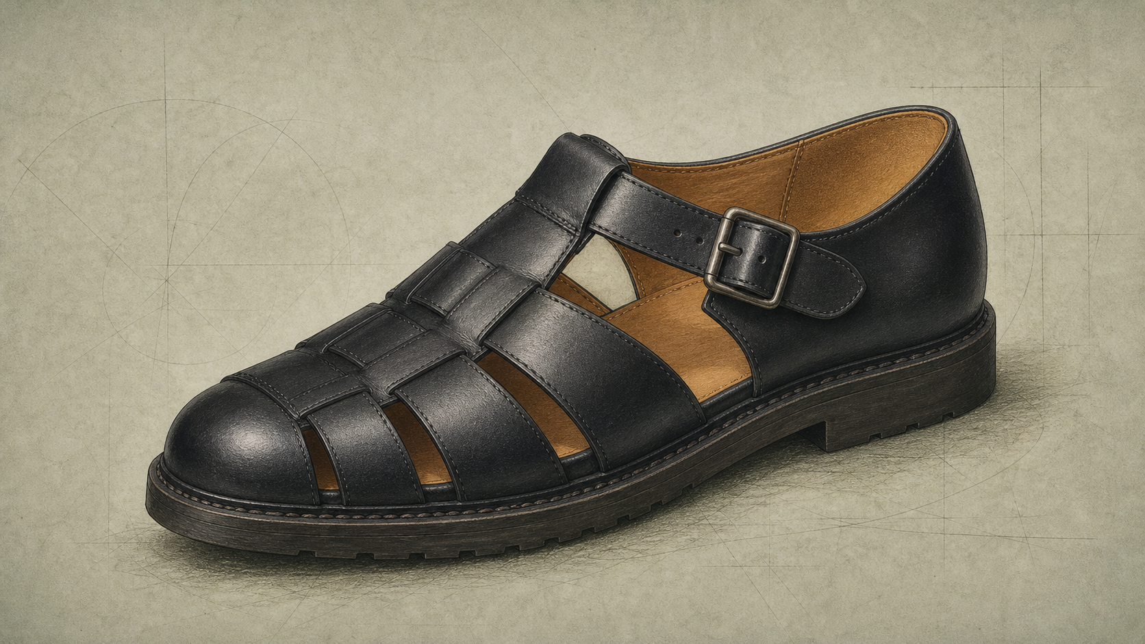 Paraboot PACIFICの参考イラスト